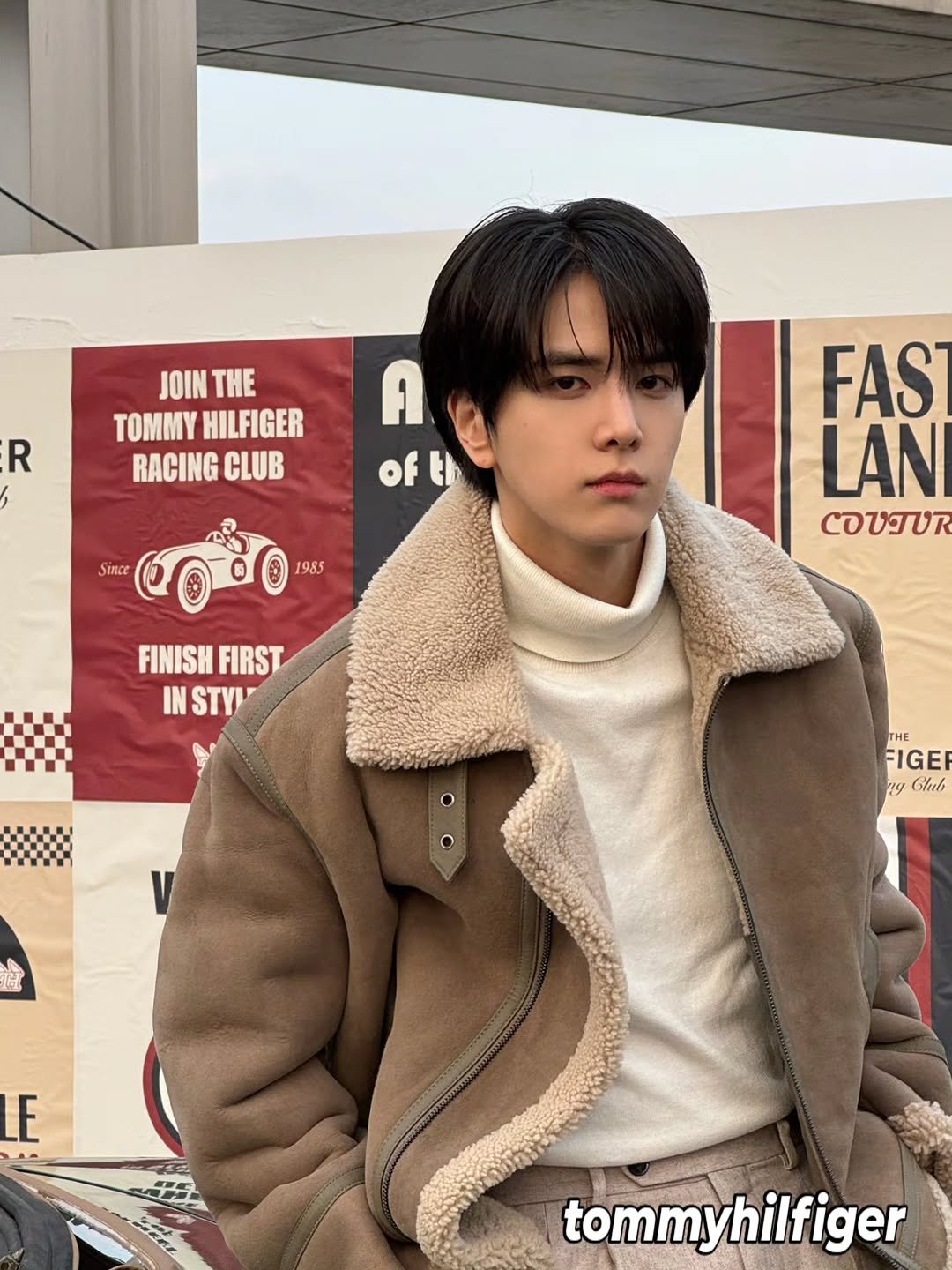 Photo shared by The boyz YH on October 28, 2025 tagging @tommyhilfiger. May be an image of duffle coat, goosedown coat, parka and bolo tie.