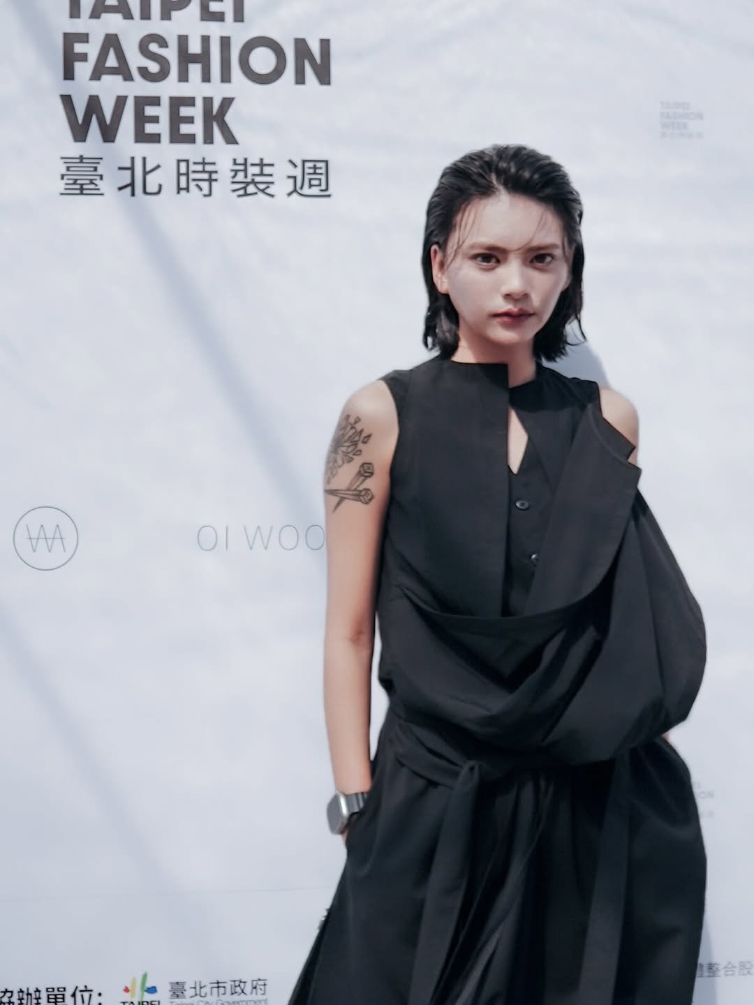 Photo shared by 曾珮晨 on October 17, 2025 tagging @01woomin, and @tpe.fashionweek. May be an image of text.