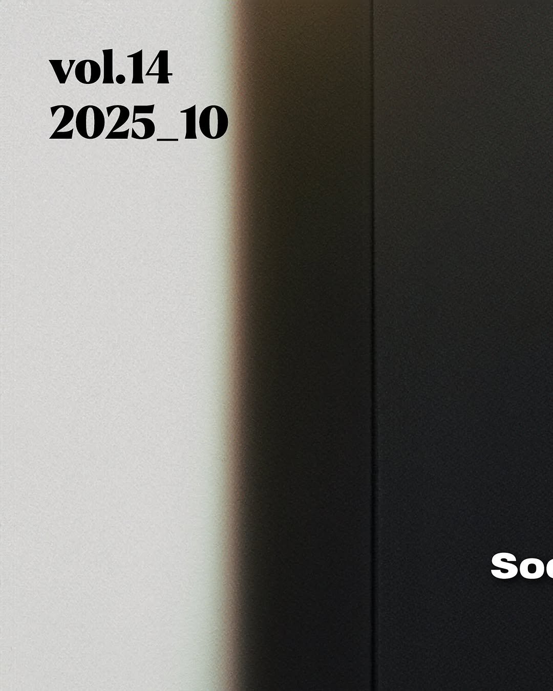 Photo by ORY | 마음의 ( 빈 칸 )을 채워줄 이야기들 on October 25, 2025. May be an image of poster, magazine and text that says 'vol.14 14 2025_10 So'.
