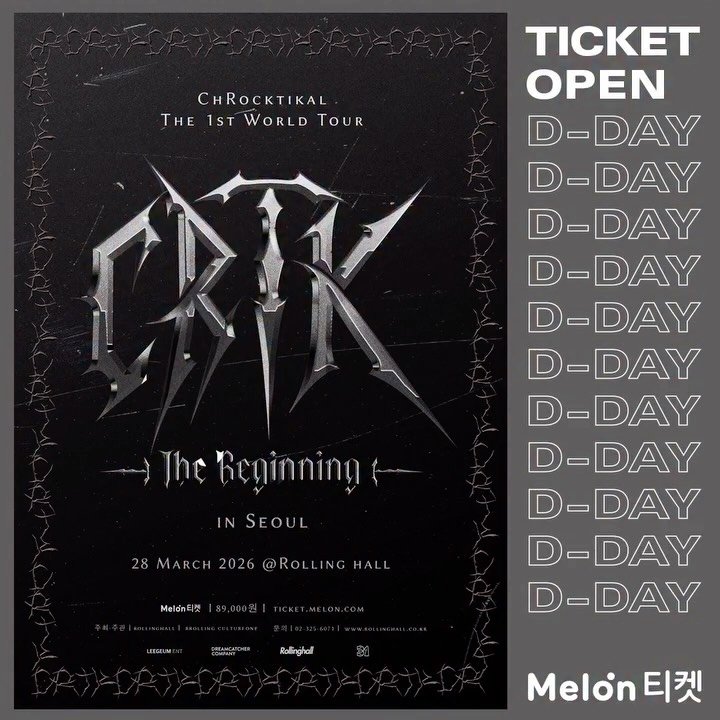 ______s2ing 게시물 이미지: ‘ChRocktikal The 1st World Tour [CRTK : The...