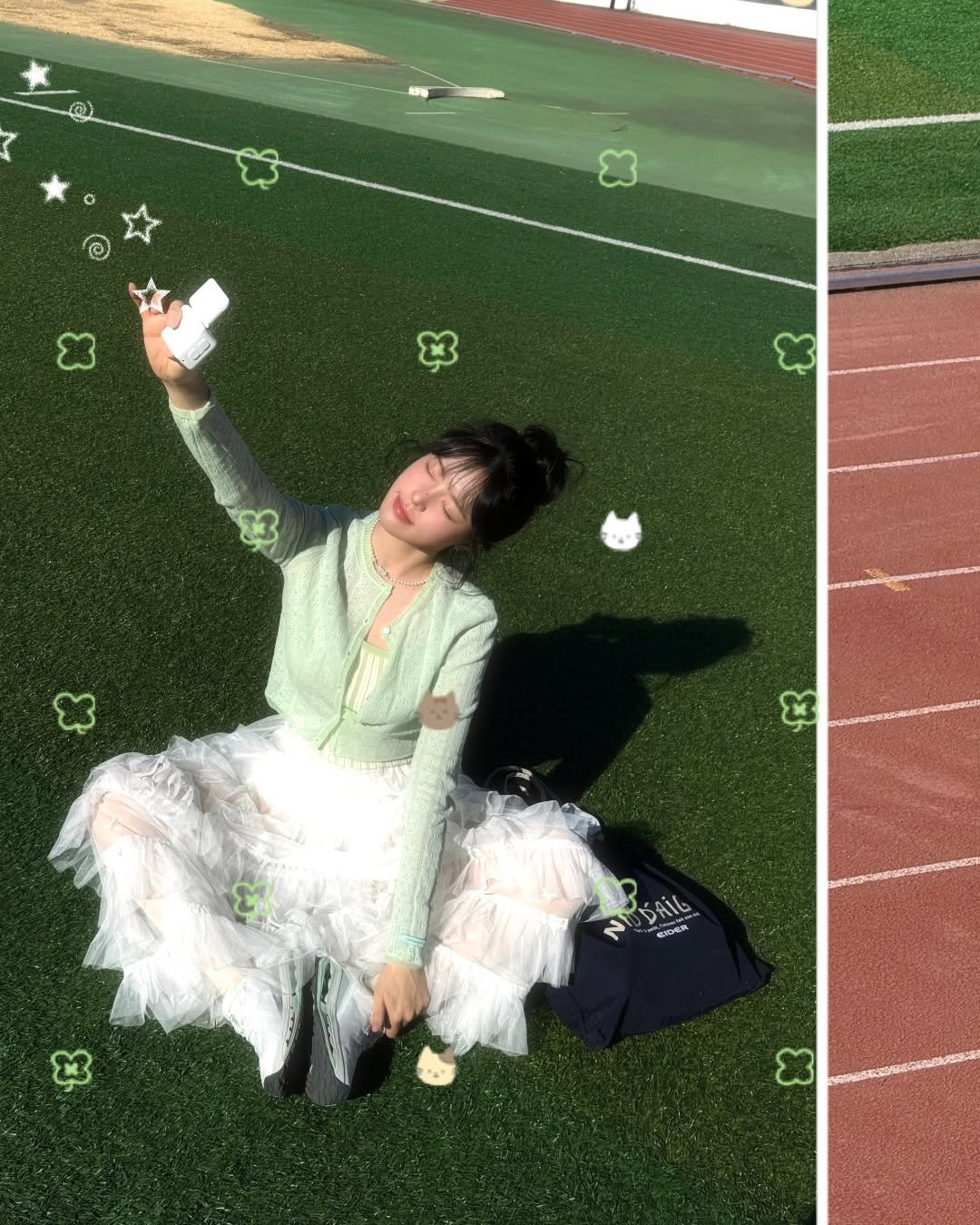 Photo shared by 내링 𝖭𝖾𝗋𝗂𝗇𝗀  |  𝖵𝗂𝗌𝗎𝖺𝗅 𝖣𝗂𝗋𝖾𝖼𝗍𝗈𝗋 on March 10, 2026 tagging @eider.official, and @insta360kr. May be an image of grass and text.