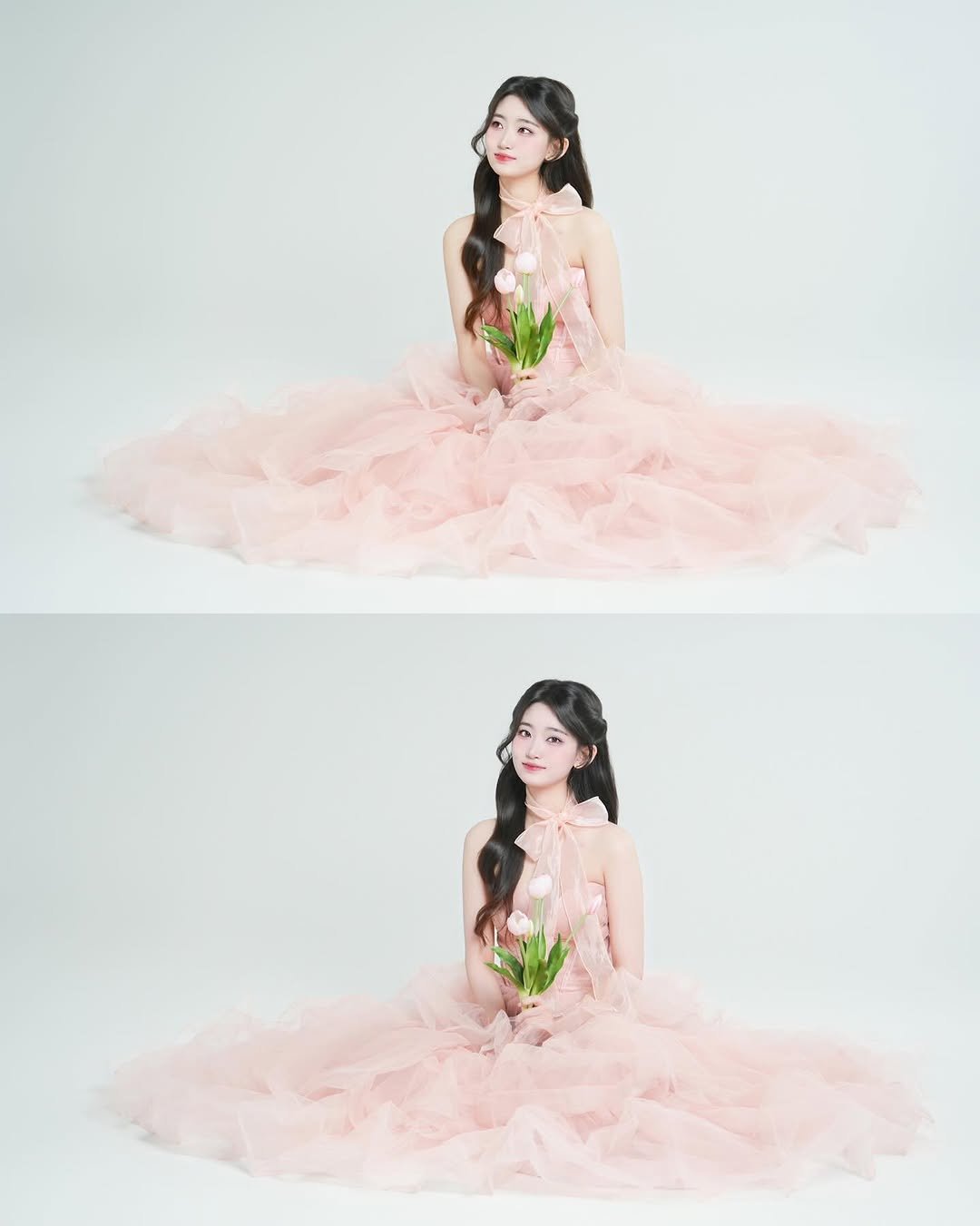 ___yuza 게시물 이미지: 너무 맘에 들었던 컨셉🤍🩷
.
.
P:@seosa.zip 
H.M:@chaewoon_makeup