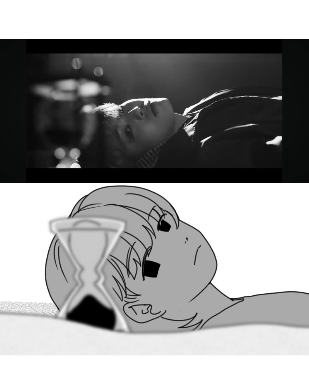 Photo shared by 바리 on December 14, 2025 tagging @you_amj. May be an illustration of timer, cigarette and text.