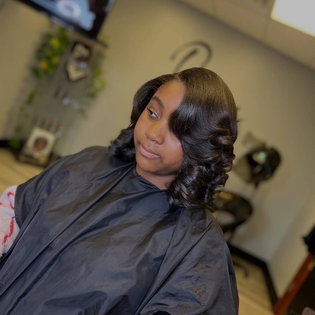 Photo by JaBre’ | Indianapolis Hairstylist on March 31, 2026. May be an image of one or more people, hair and text.