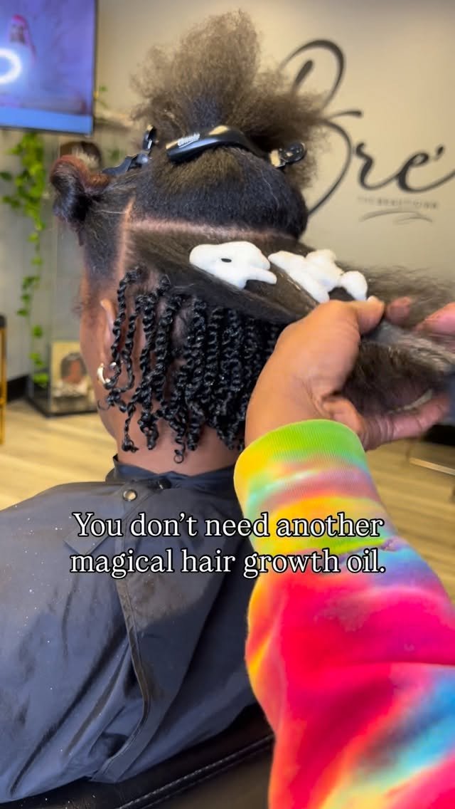 __brethebeautician 게시물 이미지: The secret to having long healthy hair? 👀...