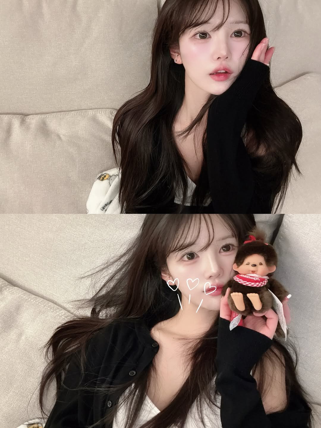 Photo shared by 오운완 일기🏋🏻‍♀️ on February 10, 2026 tagging @renine_clinic. May be an image of one or more people, hair and text.