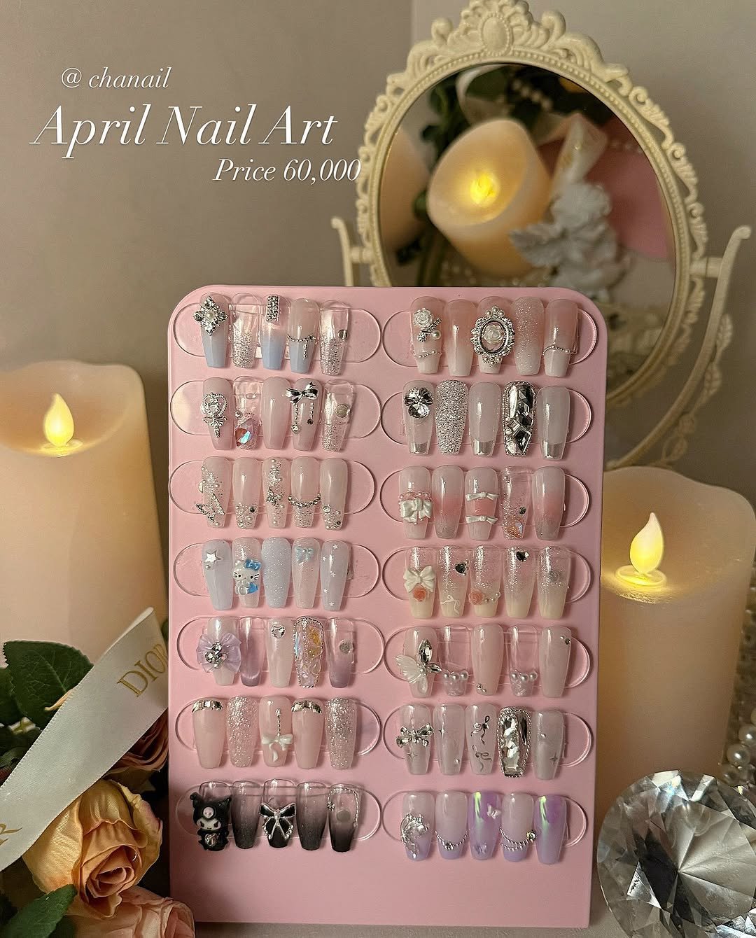 Photo shared by 용인네일 | 역북네일 | 역북점 CHANAIL_yongin🤎 on March 22, 2026 tagging @chanail_yongin, @chanail_ingye, and @_chanail_gangnam_. May be an image of one or more people, fingernails and text.