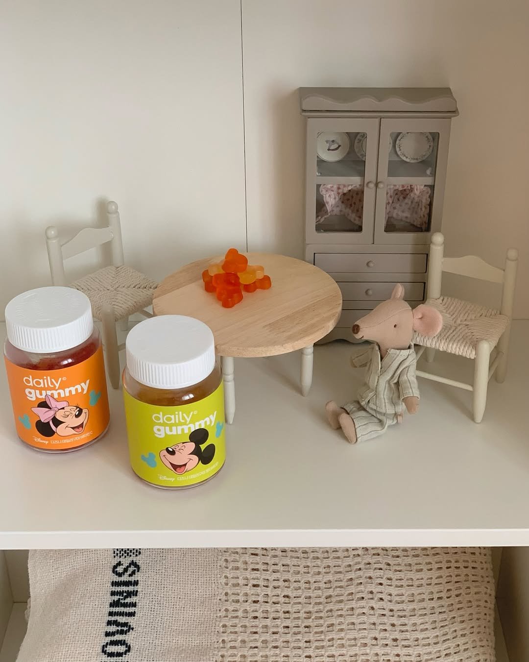 Photo shared by MIJI on December 22, 2025 tagging @the.daily.official. May be an image of preserves, dollhouse and text.