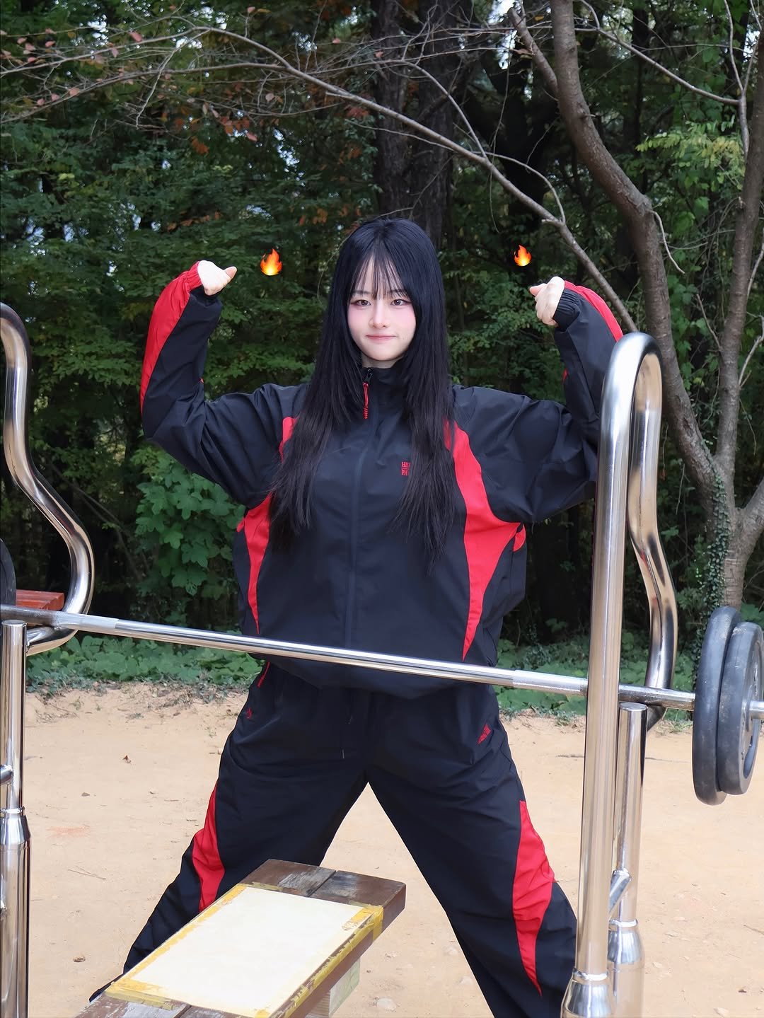 운동하는여자 , 산스장