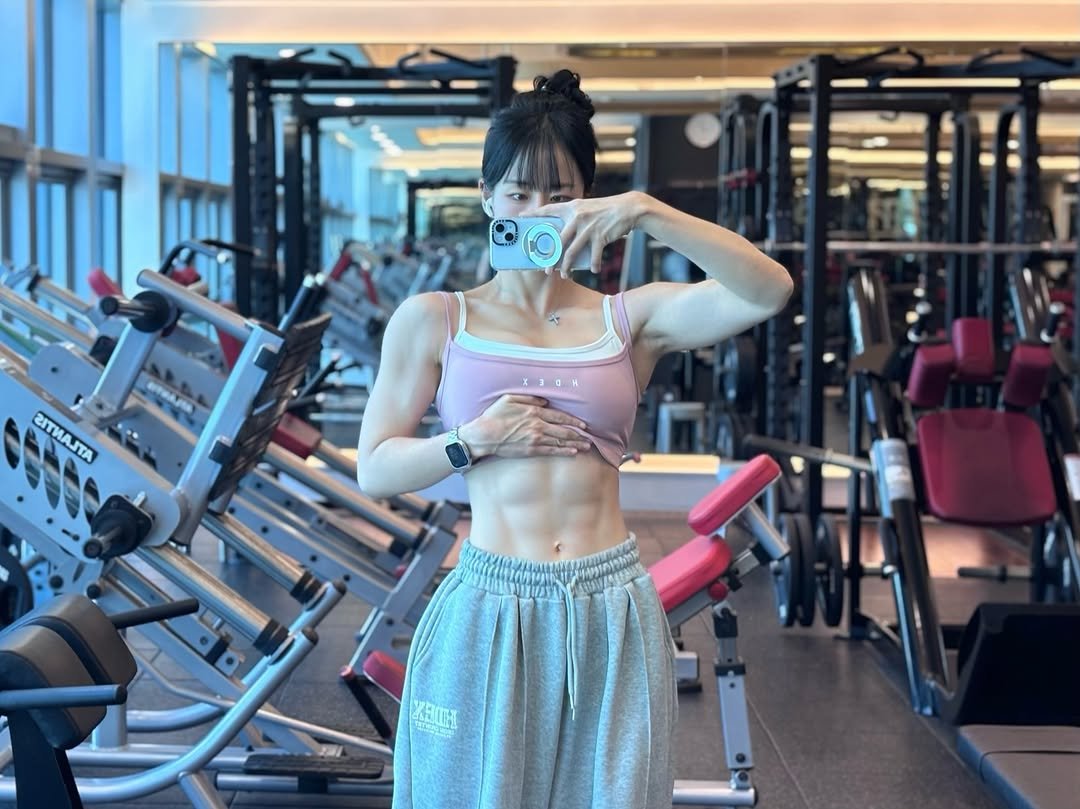운동하는여자