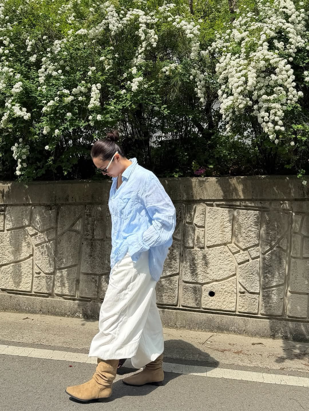 __yooooona 게시물 이미지: 맞는 옷이 없어 남편옷 입고 다니는 아줌마 ㅎ