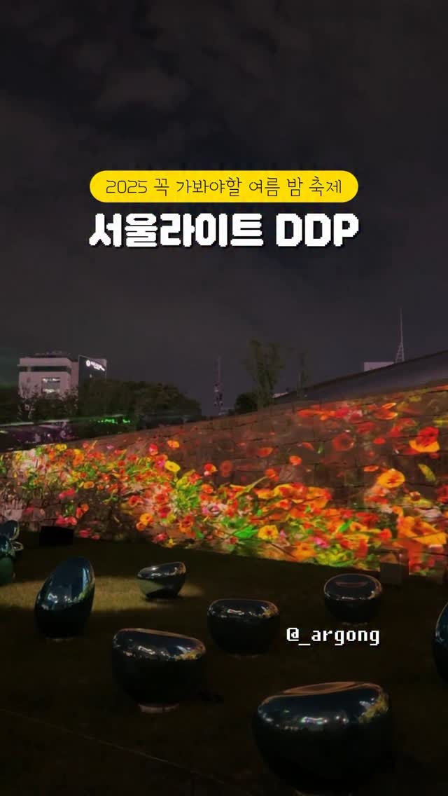 _argong 게시물 이미지: 일주일도 안 남았다!
✨ 서울라이트 DDP 2025, 지금 안 보면 또 기다려야...