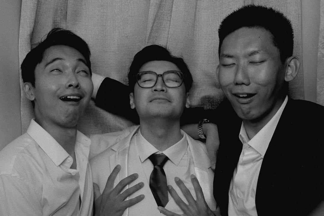 Photo shared by Bolin Chen on March 16, 2026 tagging @domnomnom, and @nicdavid19. May be a black-and-white image of one or more people and text.