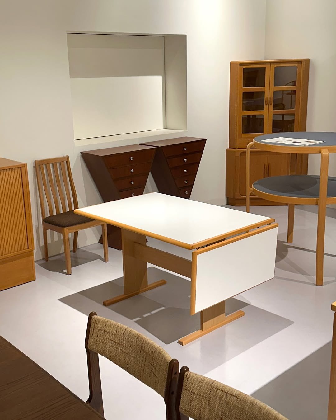 Photo by COLLECTION OF on November 27, 2025. May be an image of table, sink, dining table, indoors and text.