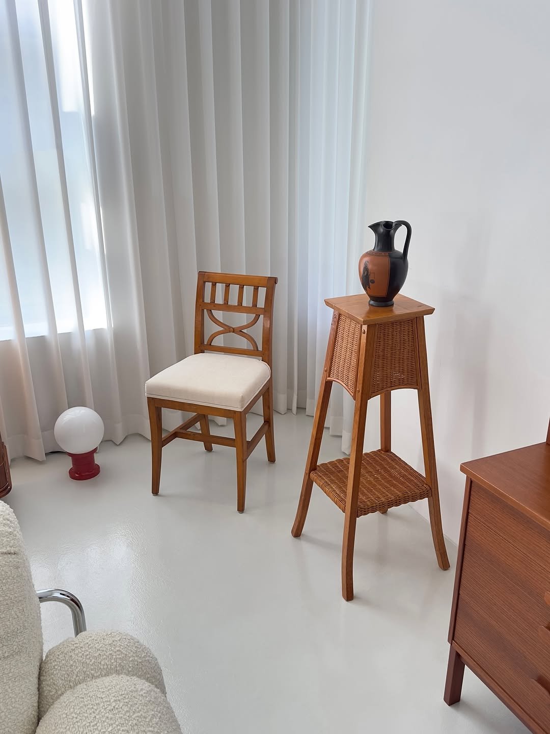 Photo by COLLECTION OF in Collection Of. May be an image of chair, armchair, indoors and text.