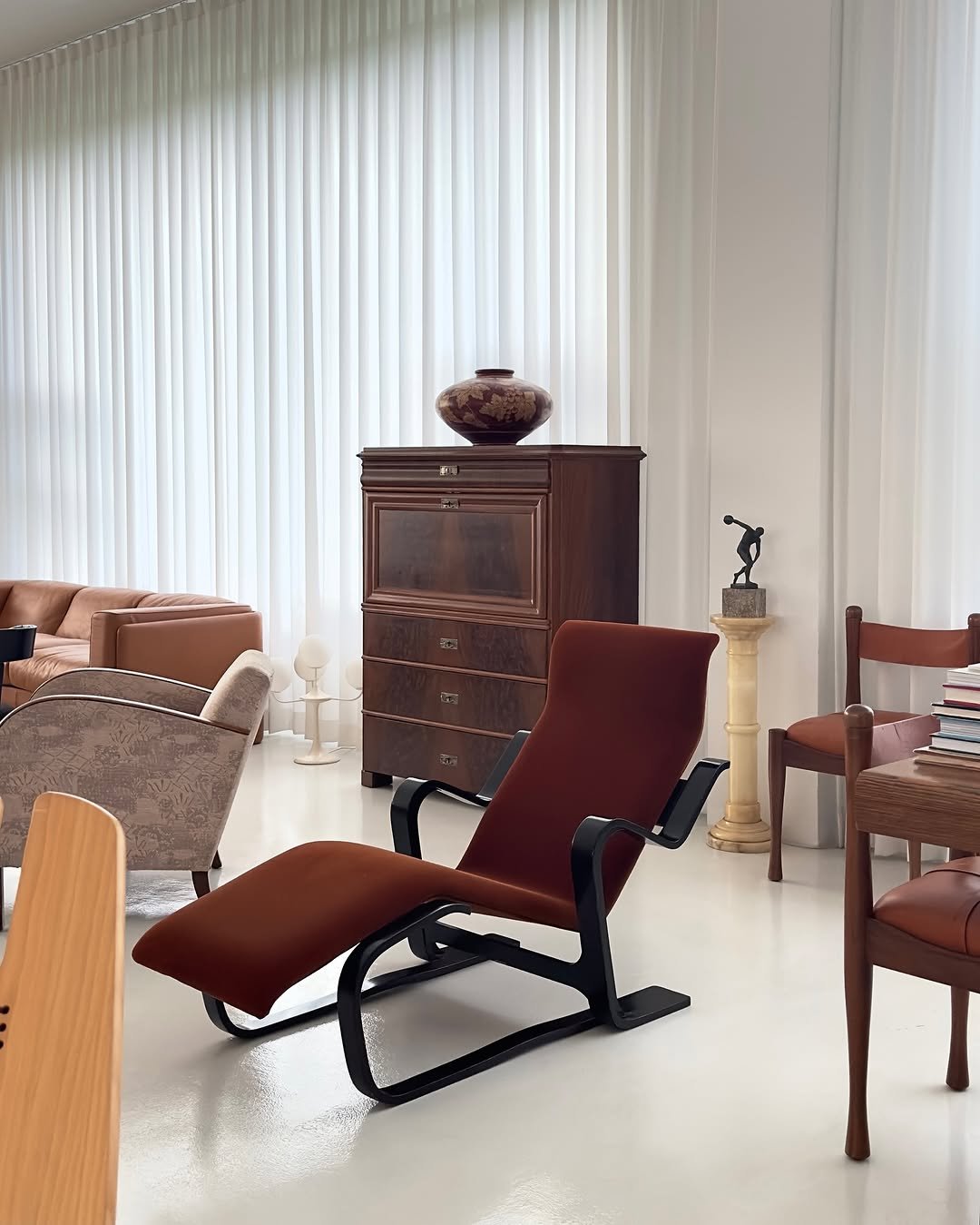 Photo by COLLECTION OF on September 27, 2025. May be an image of sink, armchair, chaise lounge, indoors and text.