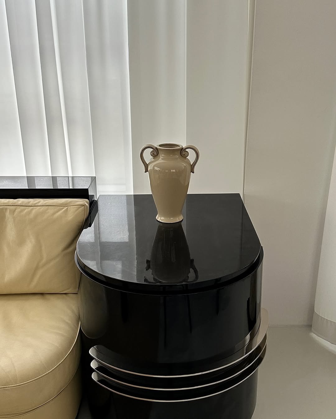 Photo by COLLECTION OF in Collection Of. May be an image of sink, table, armchair, indoors and text.