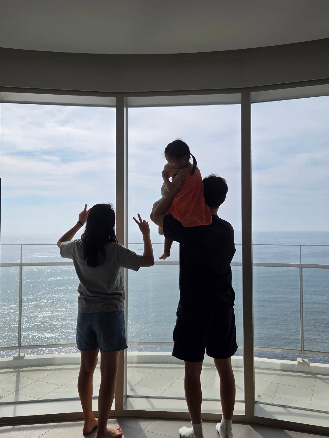 Photo by 도도라라 on August 11, 2025. May be an image of 2 people, baby and text.
