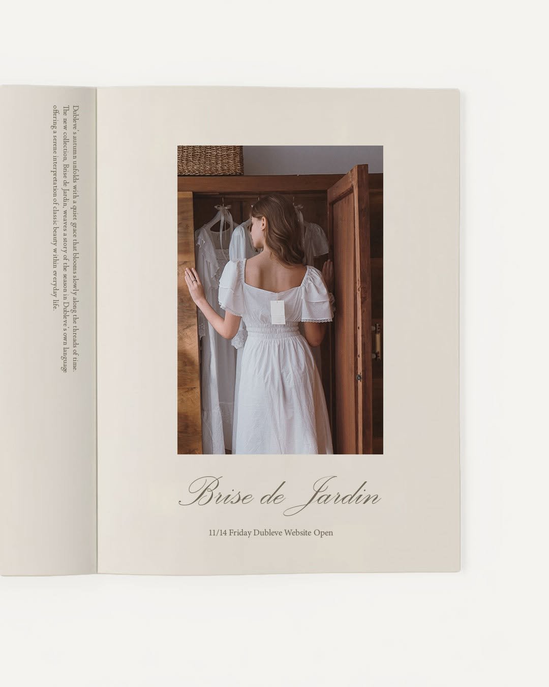 Photo by DUBLEVE 드브르베 on November 12, 2025. May be an image of magazine, book and text.