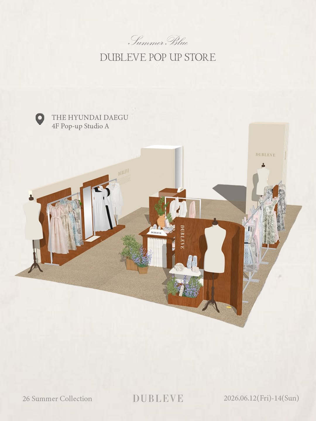 _dubleve__ 게시물 이미지: The Hyundai Daegu POP UP Store D-2

드브르베의...