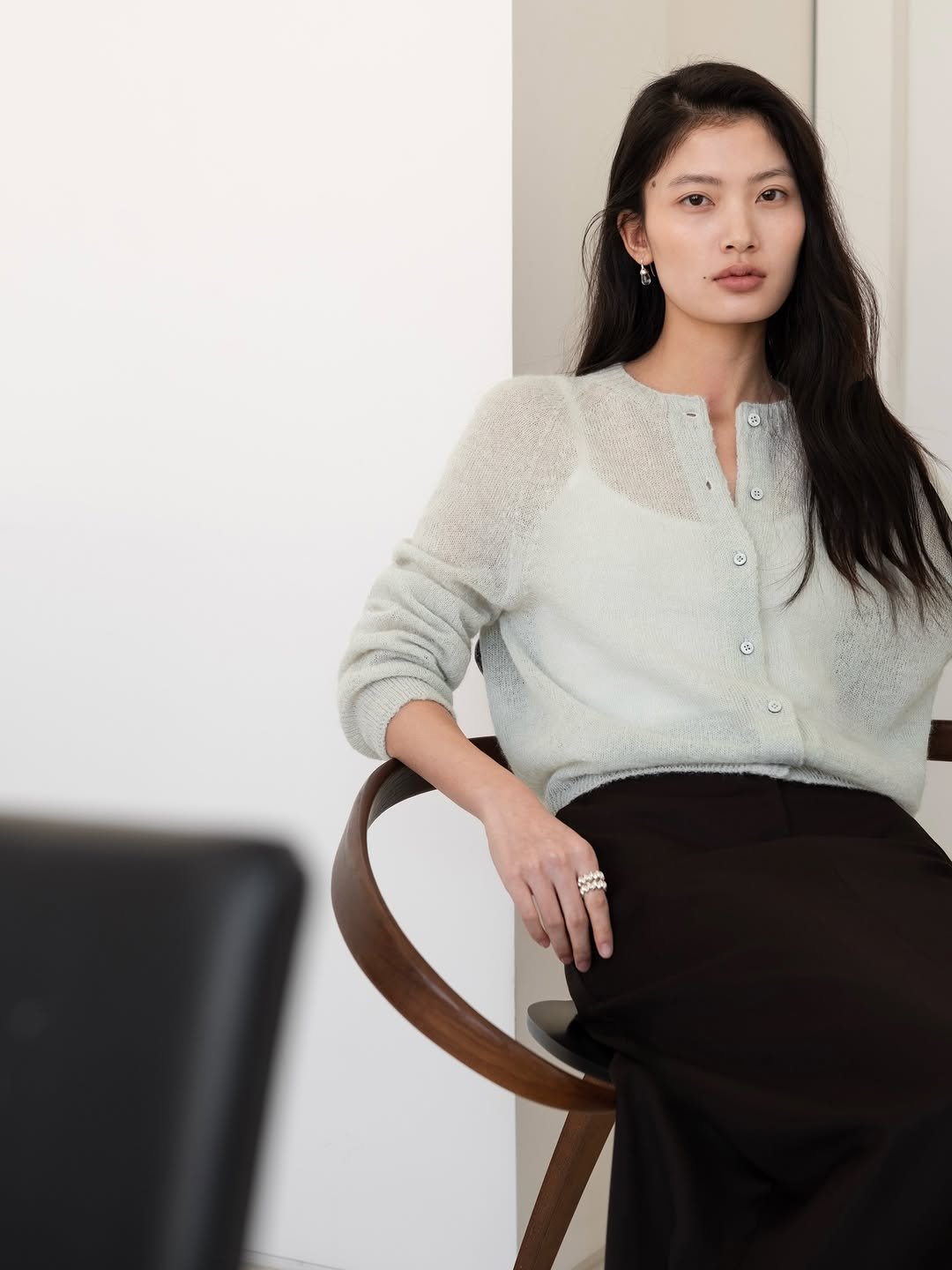 Photo shared by 혜정 on March 02, 2026 tagging @howtoloveme_official. May be an image of cardigan and text.