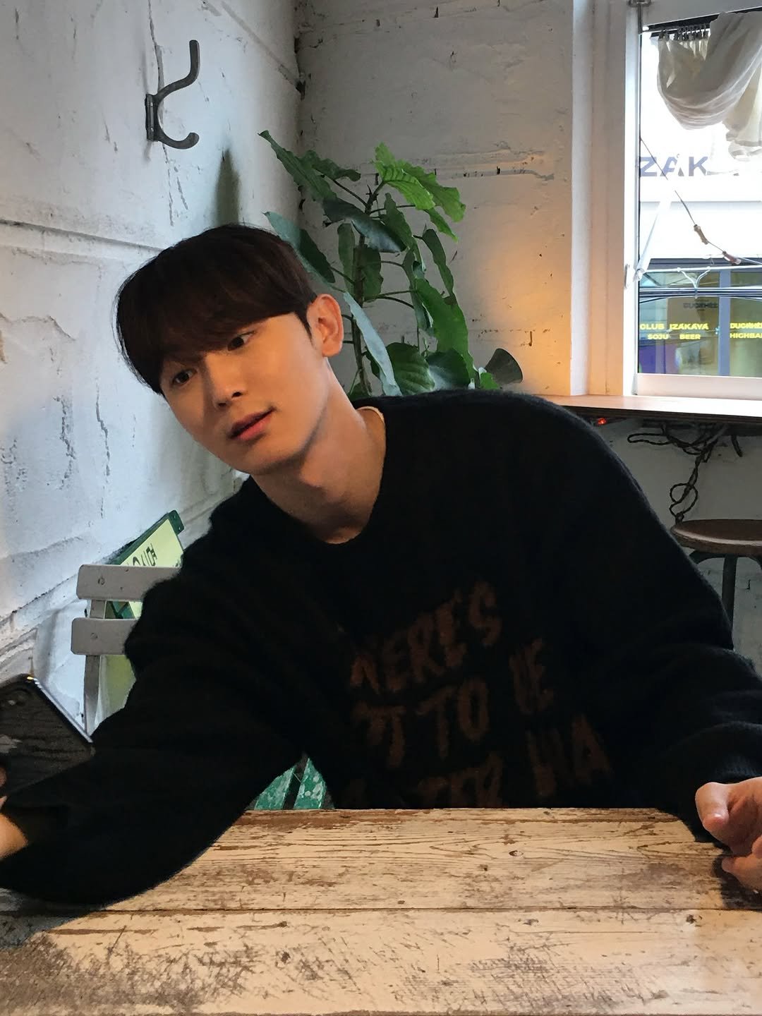 Photo by 신혜성 / 포가드 on October 23, 2025. May be an image of turtleneck and text.