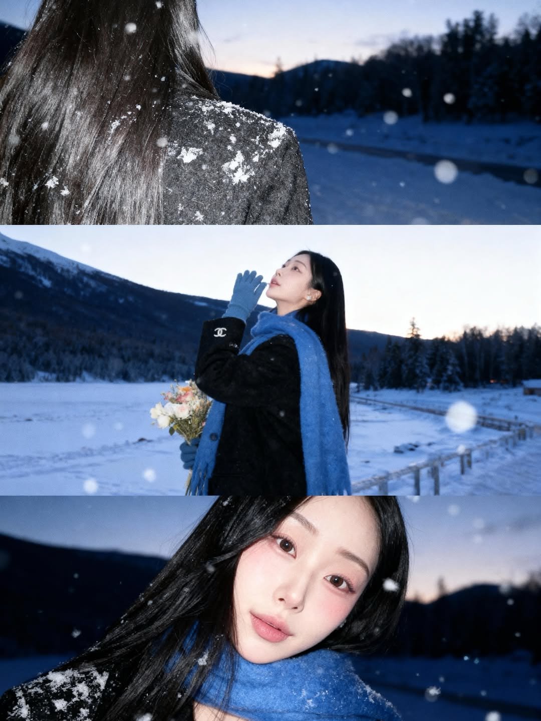 Photo by 서현쌤 | 건강꿀팁 • 운동 • 자기관리 on November 01, 2025. May be an image of one or more people, hair, goosedown coat and outdoors.