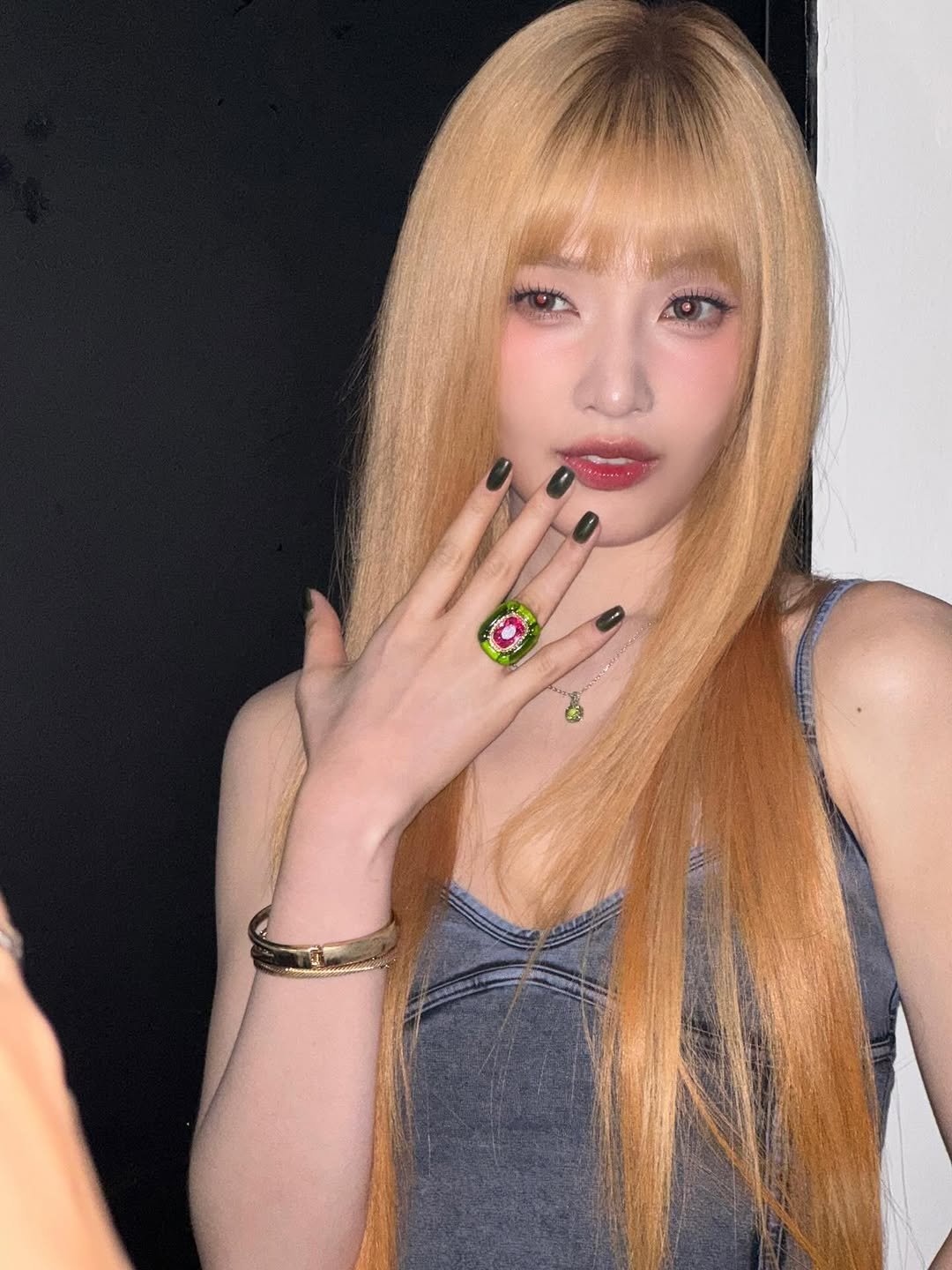 Photo by Joy on October 04, 2025. May be an image of 1 person, bangs and text.