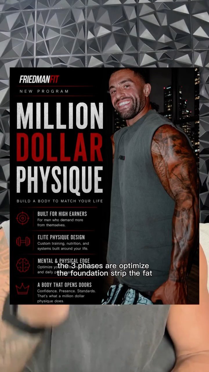 _joshfriedman 게시물 이미지: MDP Program Breakdown 

Comment “Physique” for...