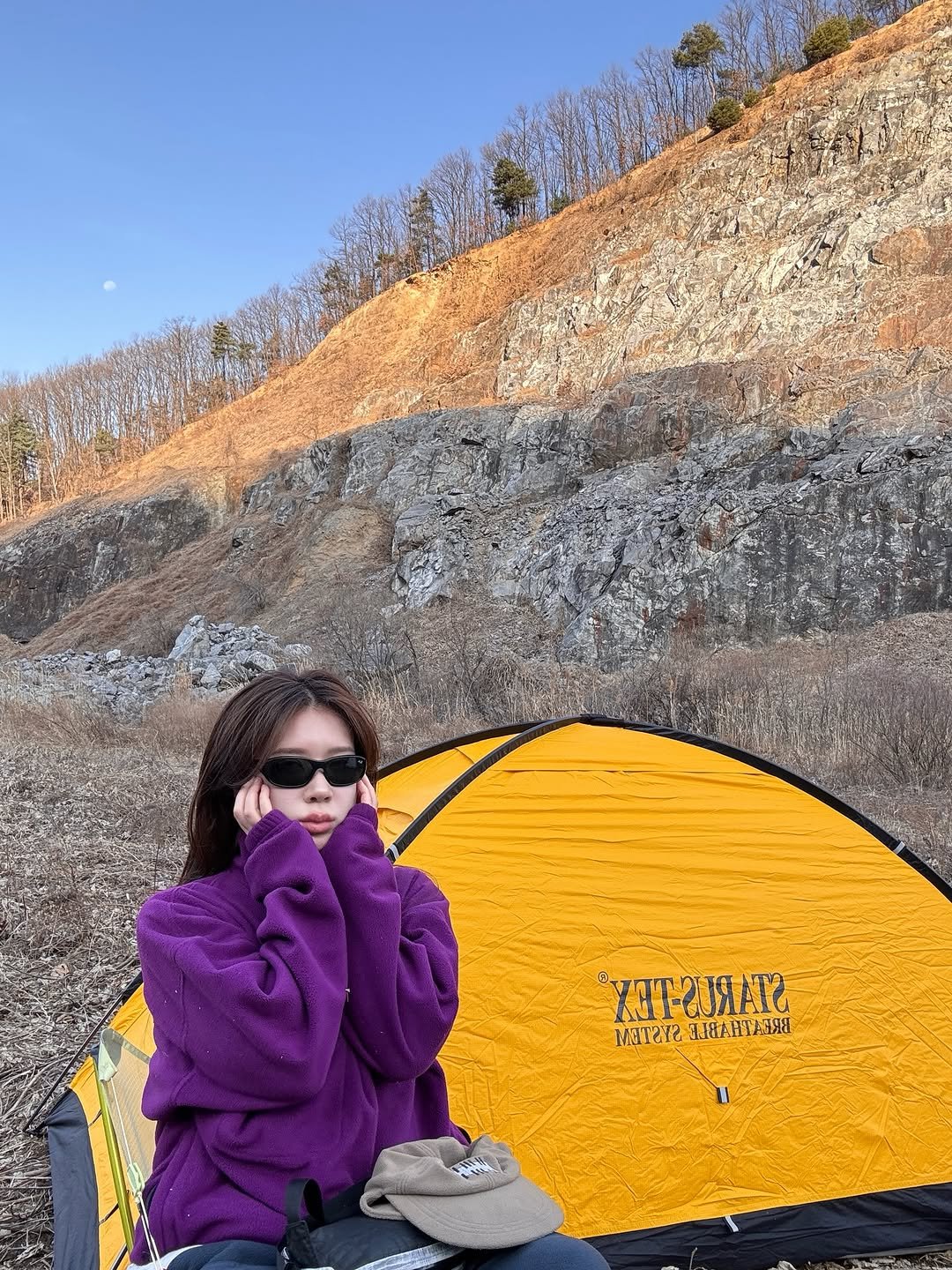 Photo shared by 🦦 on March 08, 2026 tagging @campingandstyle. May be an image of campsite, parka, outdoors and text.