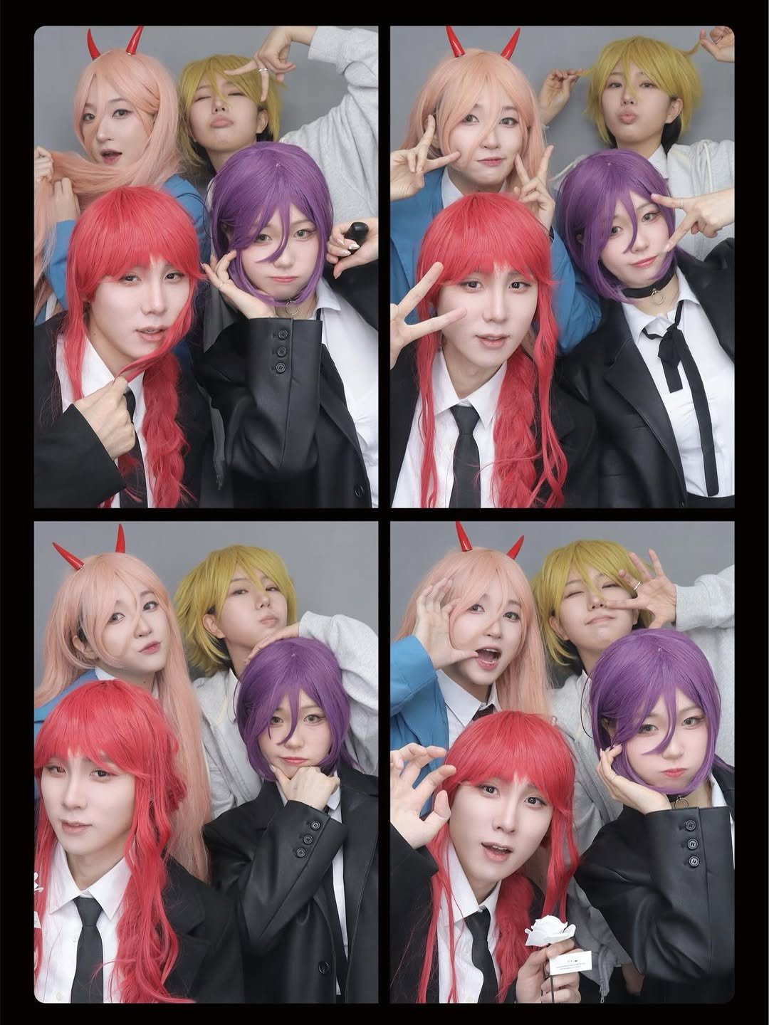 Photo shared by 쿠빈 KUBIN on October 31, 2025 tagging @yeo_nhe_, and @hannanana__7. May be an anime-style image of costume and text.