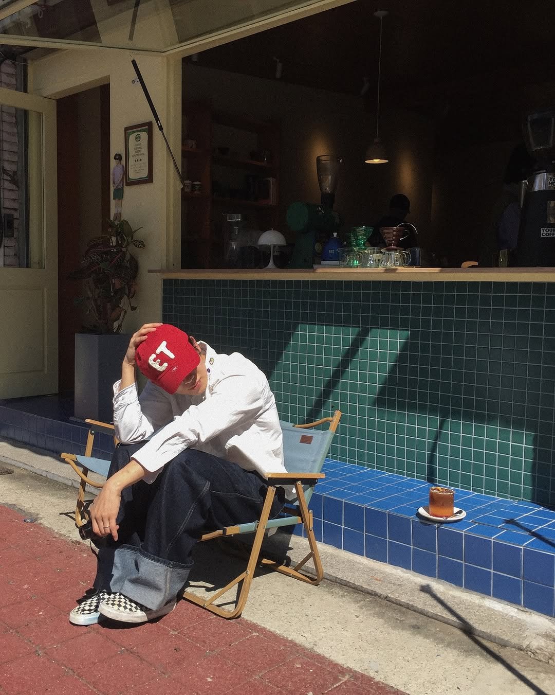 Photo shared by LeeJunHyuck on September 20, 2025 tagging @vans_korea, @kijun_official, @thecoldestmoment, and @jtk_artisanal. May be an image of 2 people and street.