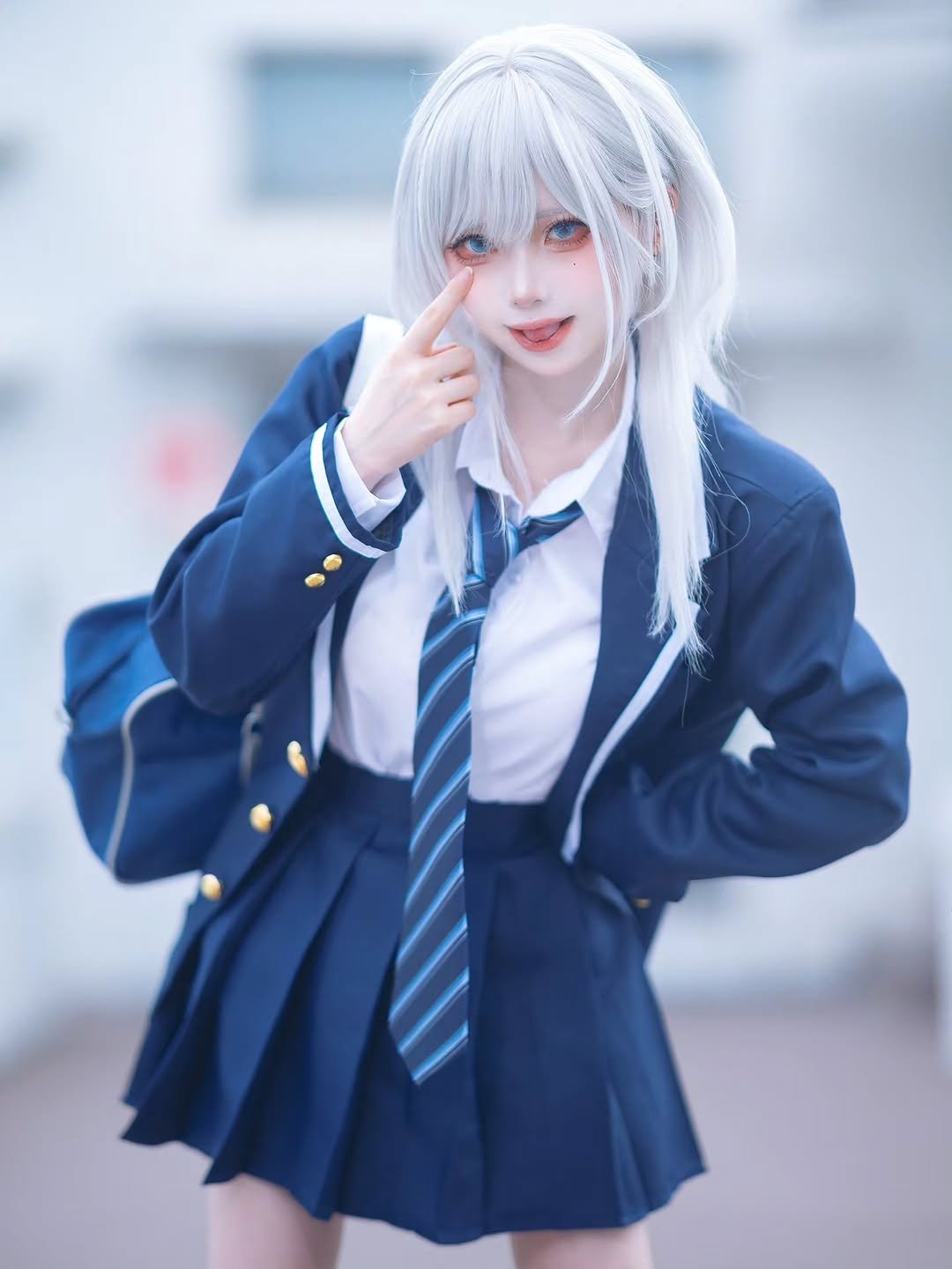 _mayomayoneze 게시물 이미지: 灰宮先輩💙

#灰宮先輩は怖くてかわいい #manga #cosplay #角色扮演 #コスプレ