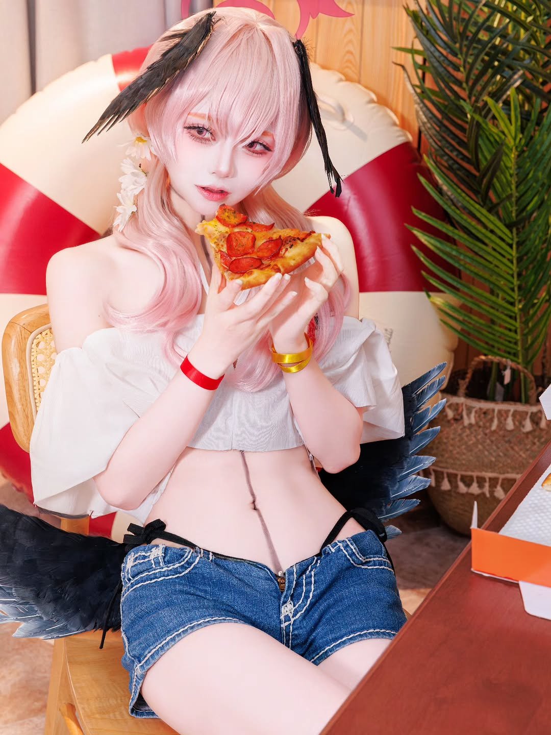 Photo shared by MAYONEZE 마요네즈 on February 20, 2026 tagging @d0pdop2, and @_mayomayoneze. May be an image of costume and text.