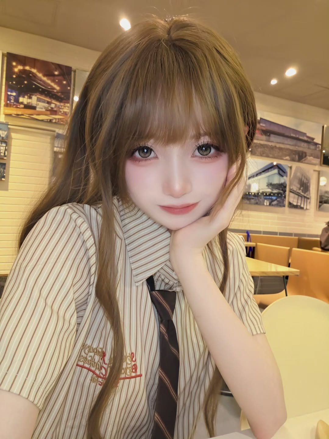 _mayomayoneze 게시물 이미지: 茶色が好き🤎

#일상렌즈 #PR #hotel_lovers #cosplay #コスプレ
