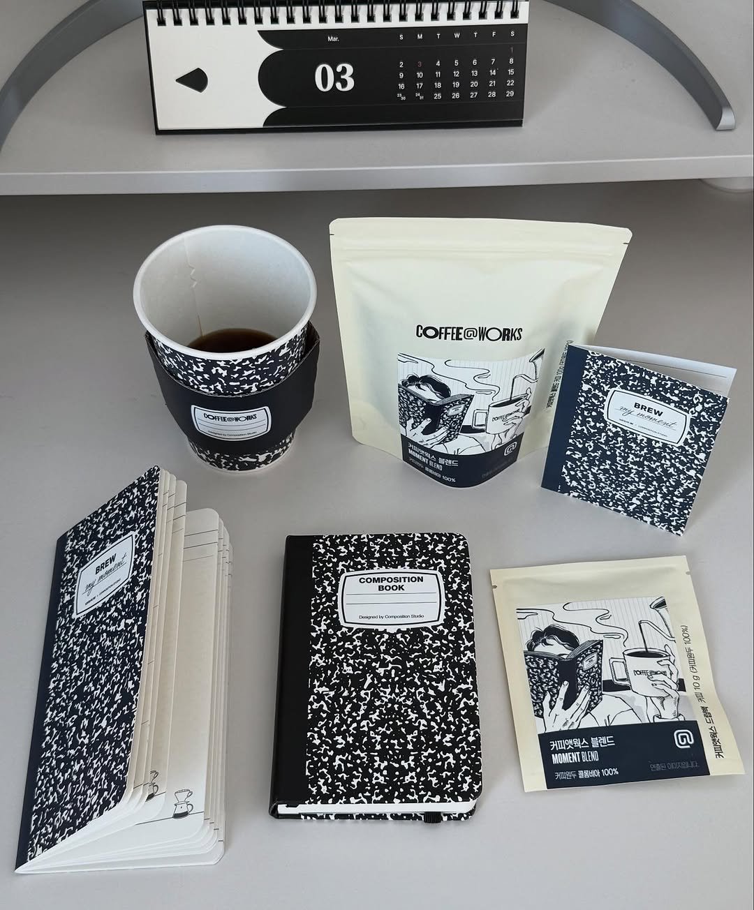 Photo shared by 믹믹 on March 09, 2025 tagging @cw_coffeeworks, and @composition_studio_kr.