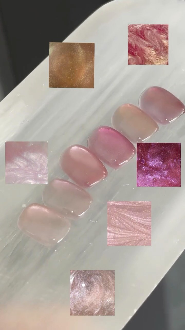 _nail.sodi 게시물 이미지: New mag . @riposonail_official 풀링 핑크무드...