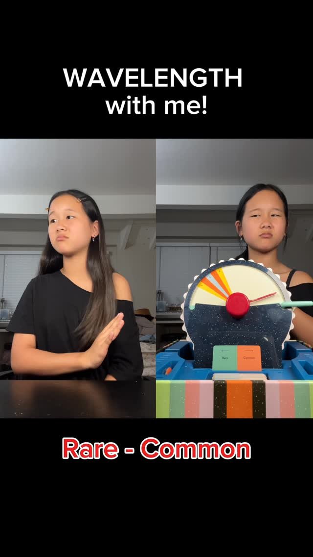 _oloveya 게시물 이미지: Rare or Common? #skit #wavelength #game