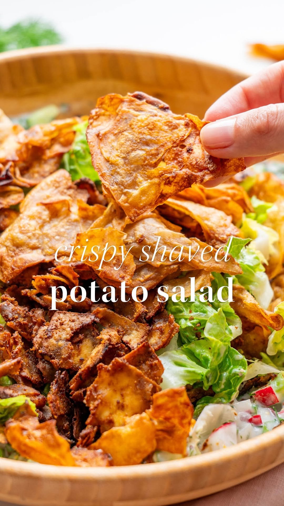 _plantbaes_ 게시물 이미지: Comment YUM for this Crispy Shaved Potato...
