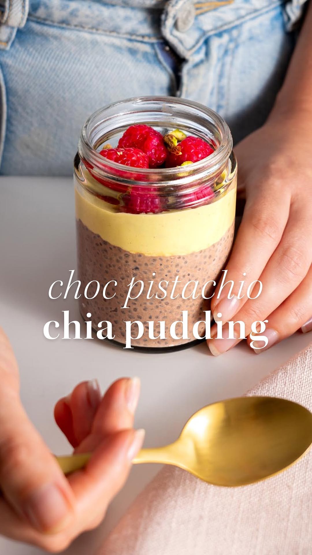 _plantbaes_ 게시물 이미지: Chocolate Pistachio Chia Puddings with 19 g of...