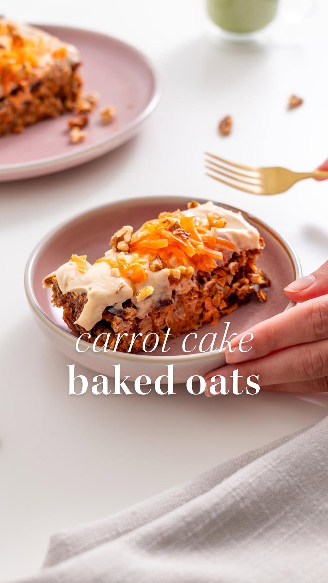 _plantbaes_ 게시물 이미지: Carrot Cake Baked Oats 🥕🍰

This cozy breakfast...