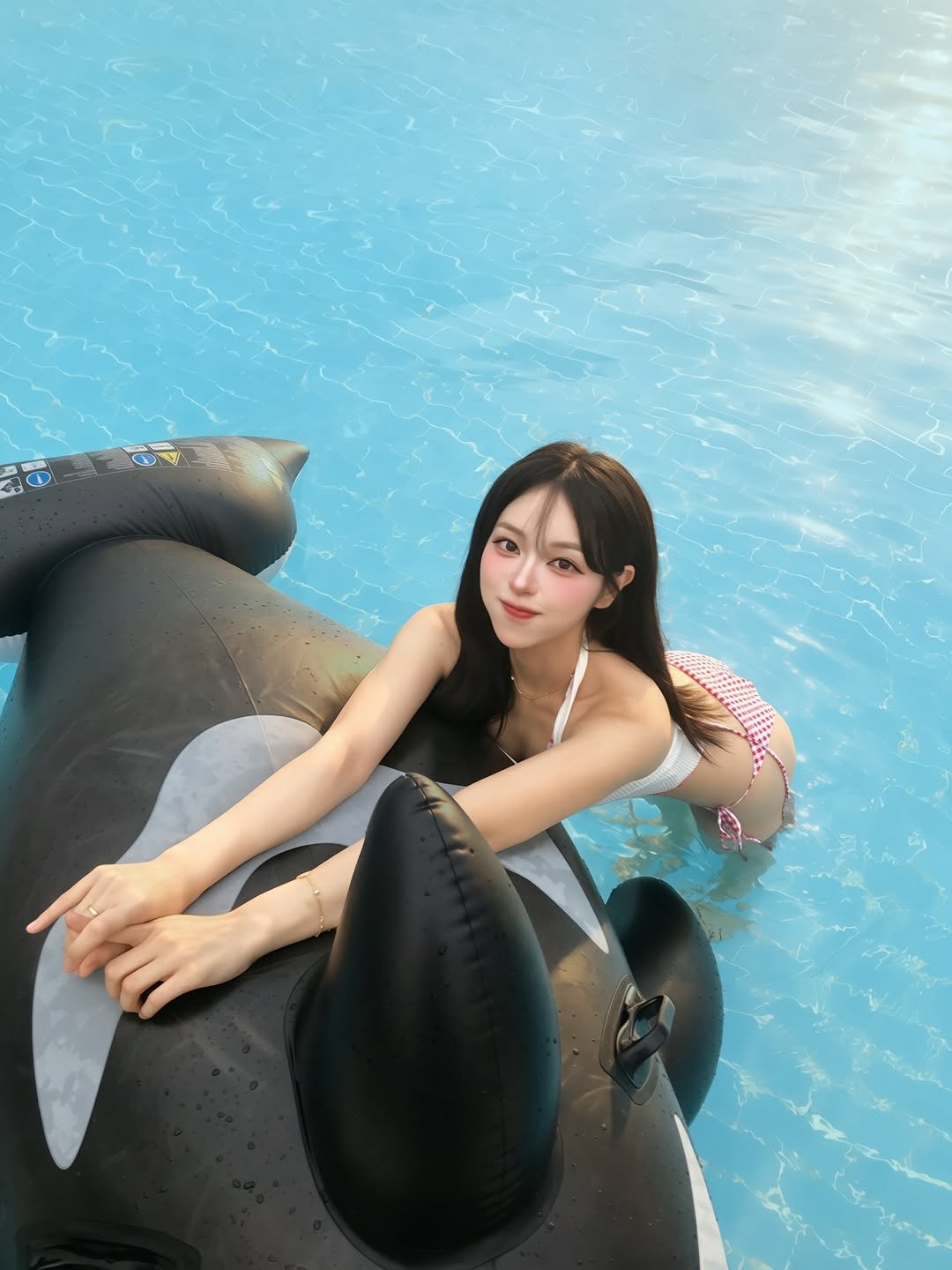 _sen0818_ 게시물 이미지: 한국 오자마자 한 일 : 내 키링이랑 첫 글램핑가기 !🐬
올만에 수영도 하구...
