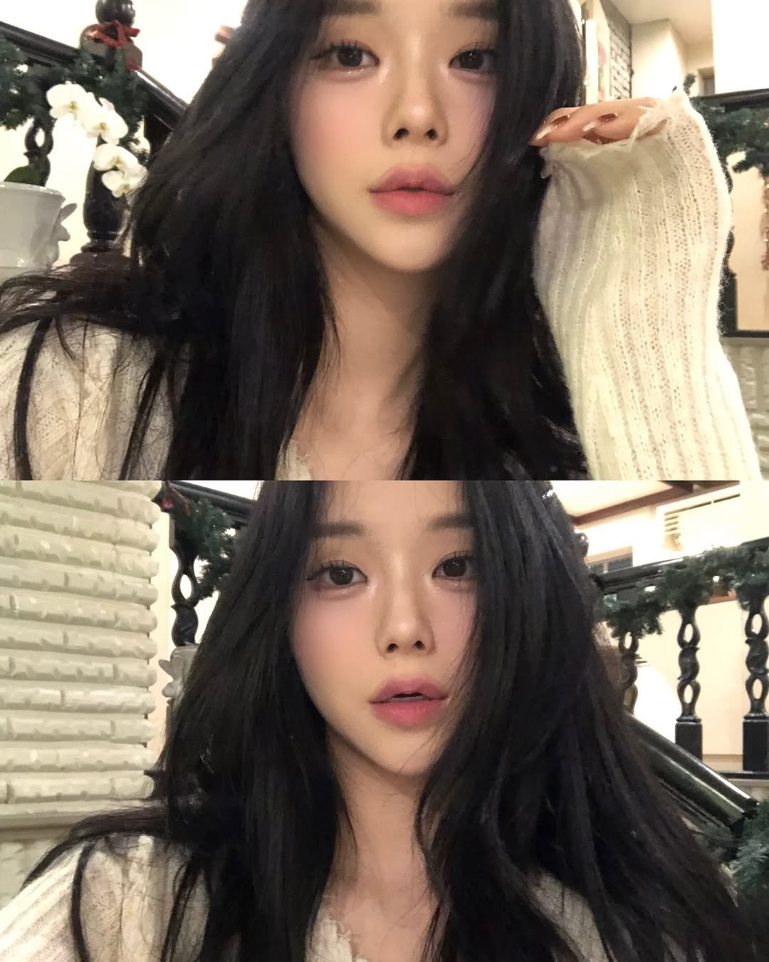 Photo by 임서현 on November 04, 2025. May be a selfie of one or more people, hair and text.