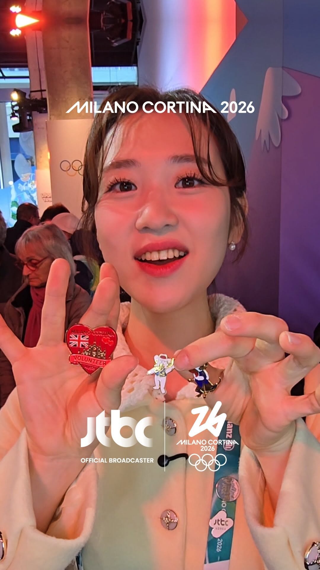 _soob_soob_ 게시물 이미지: 아-아🎤 동계올림픽 핀 트레이딩 센터 현장에 있는
이수빈 아나운서 연결해...