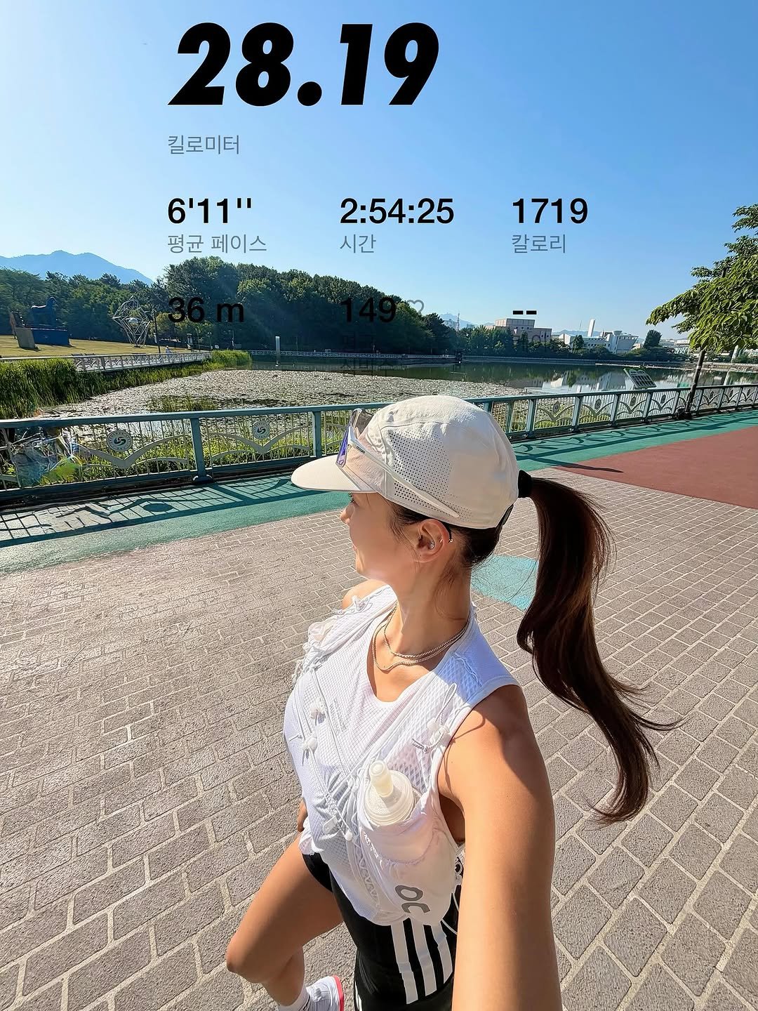_sooyeonny_ 게시물 이미지: 이 날씨에 해 다 뜨고 LSD라니,
용지호수 출발- 마산 해양공원 인공섬 세바퀴...