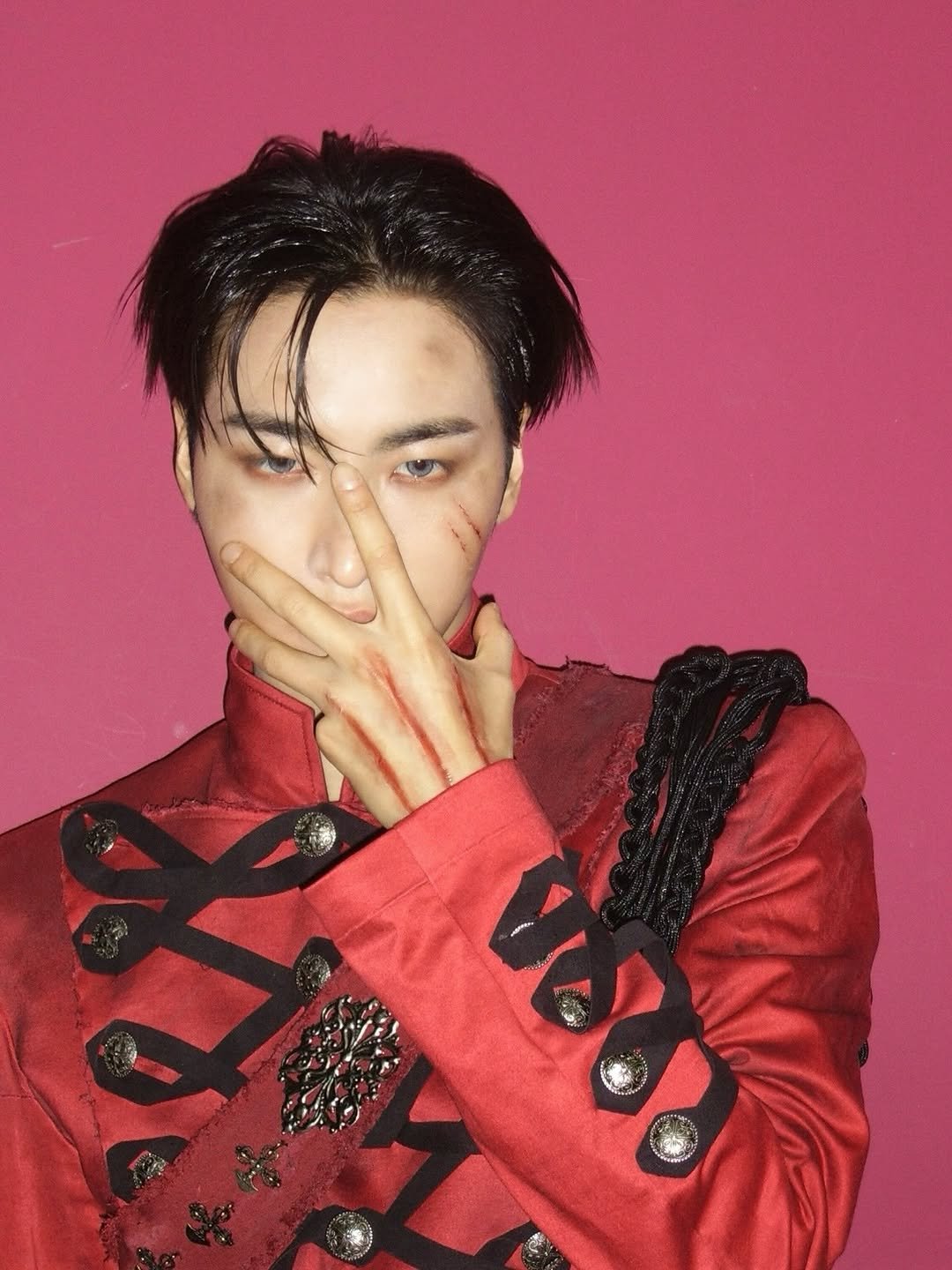 Photo by SEONGHWA on February 15, 2026. May be an image of one or more people, bangs, top, bolo tie and text.