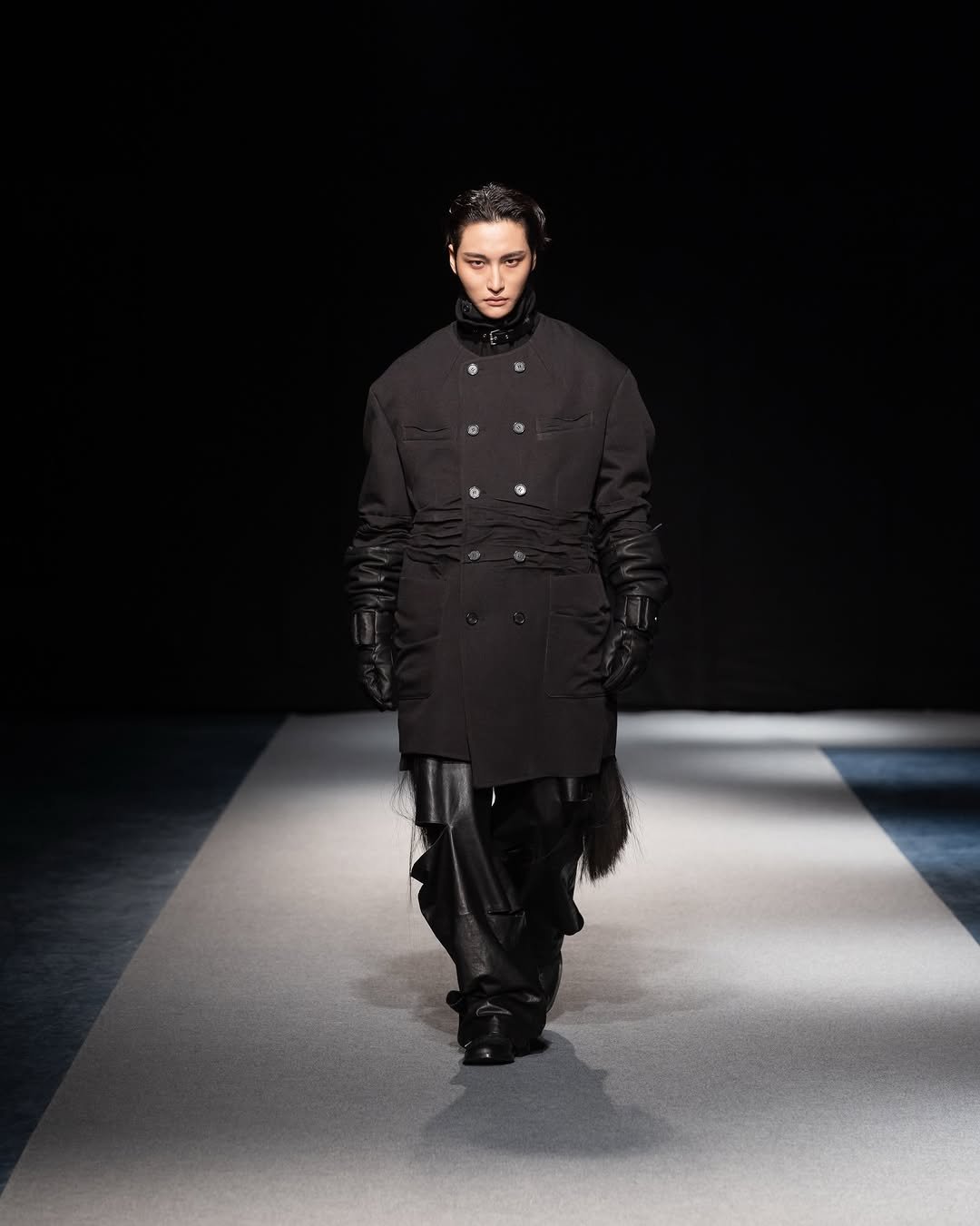 Photo shared by SEONGHWA on January 21, 2026 tagging @songzio_official. May be an image of overcoat and text.