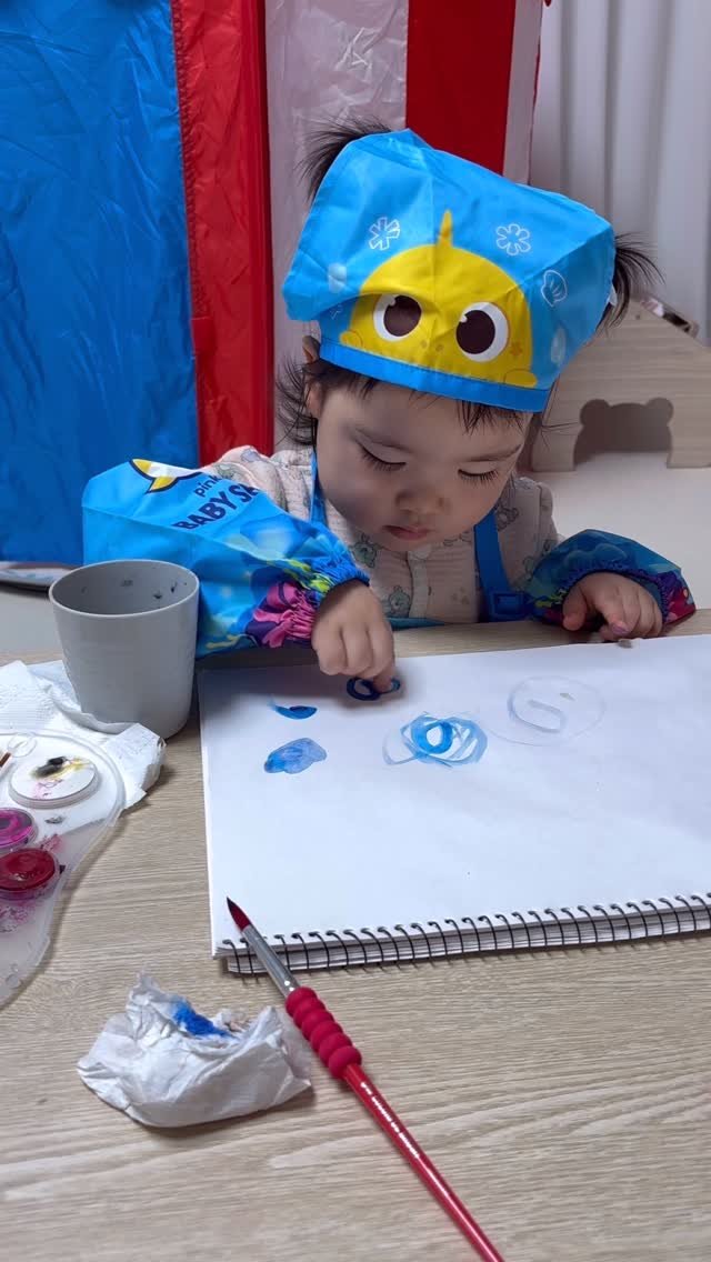 _treasure93 게시물 이미지: 29개월 딸이 그리는 하트💙