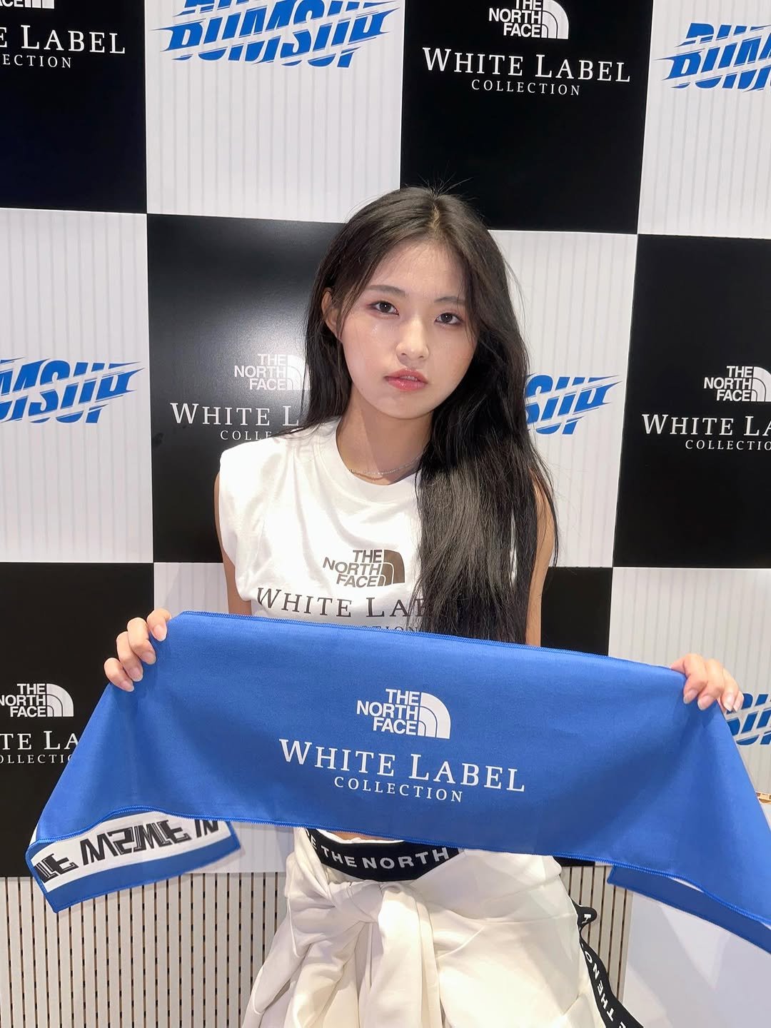 Photo shared by 𝙔𝙀𝙉𝙄 | 송예은 on August 02, 2025 tagging @thenorthface, and @thenorthface_whitelabel. May be an image of 1 person, hair, top and text that says 'LABEL ECTION จนนิรนน NORTH NORTEL פ FACED WHITE WHITELABEL จีมุก 星 LABEL COL COLLECTION I 1015 Sup ស្គ់នត NORTHE FACER WHITE L COLIE แมน THEI NORTHI FACEI WHITE L COL COLLECTIC NOUTE NOACEN FACER ΓΗΕΙ WHITE LAI L THE ORTH FACER TELA LA re LLECTIC NORTH THE FACER WHITE COLLECTION WHITELABEL LABEL E MME MEMEIN IN THE THENORTH NORTE'.