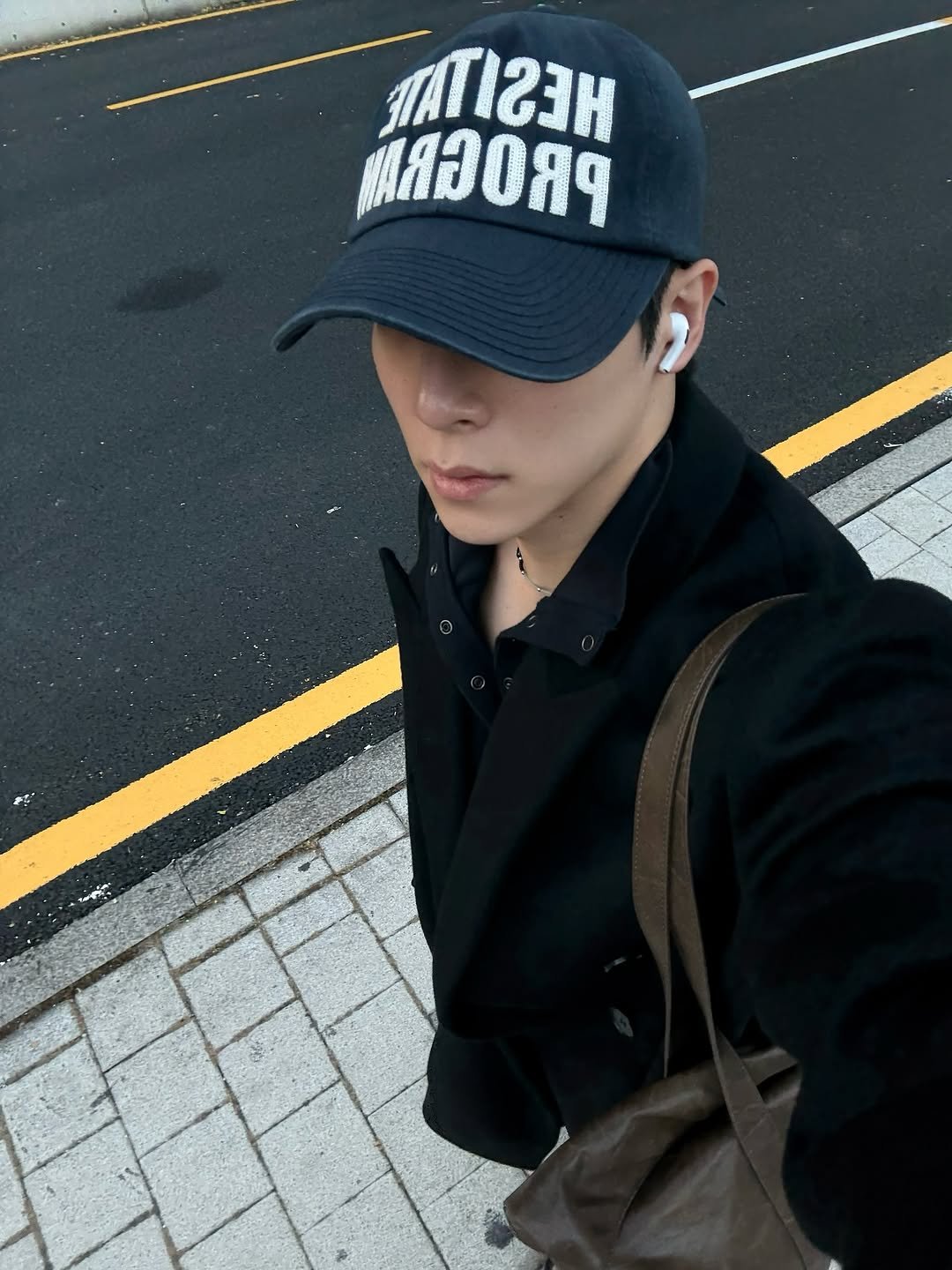 Photo by 임성연 on November 16, 2025. May be an image of hat, top and text.
